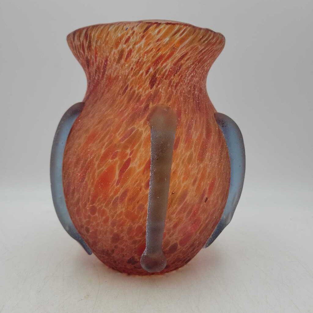 Murano type vase art glass (JAS)
