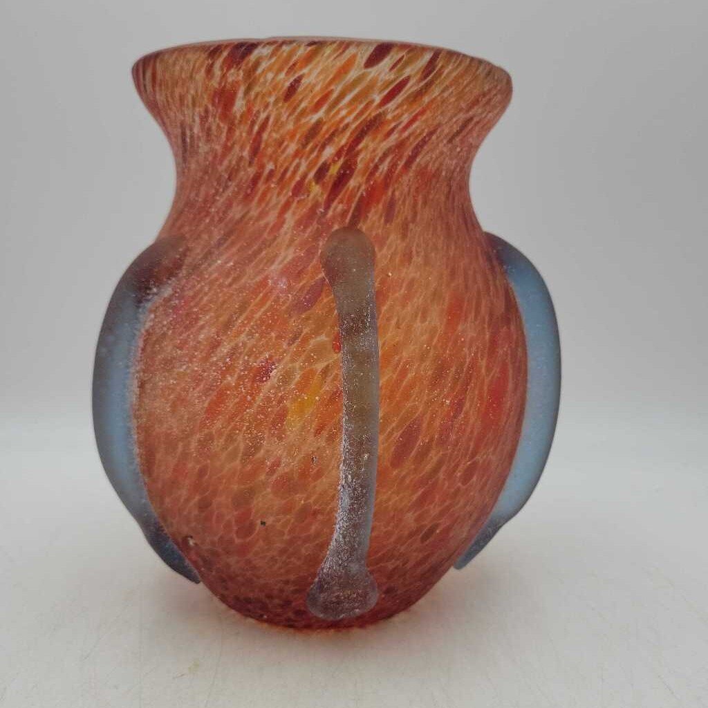 Murano type vase art glass (JAS)