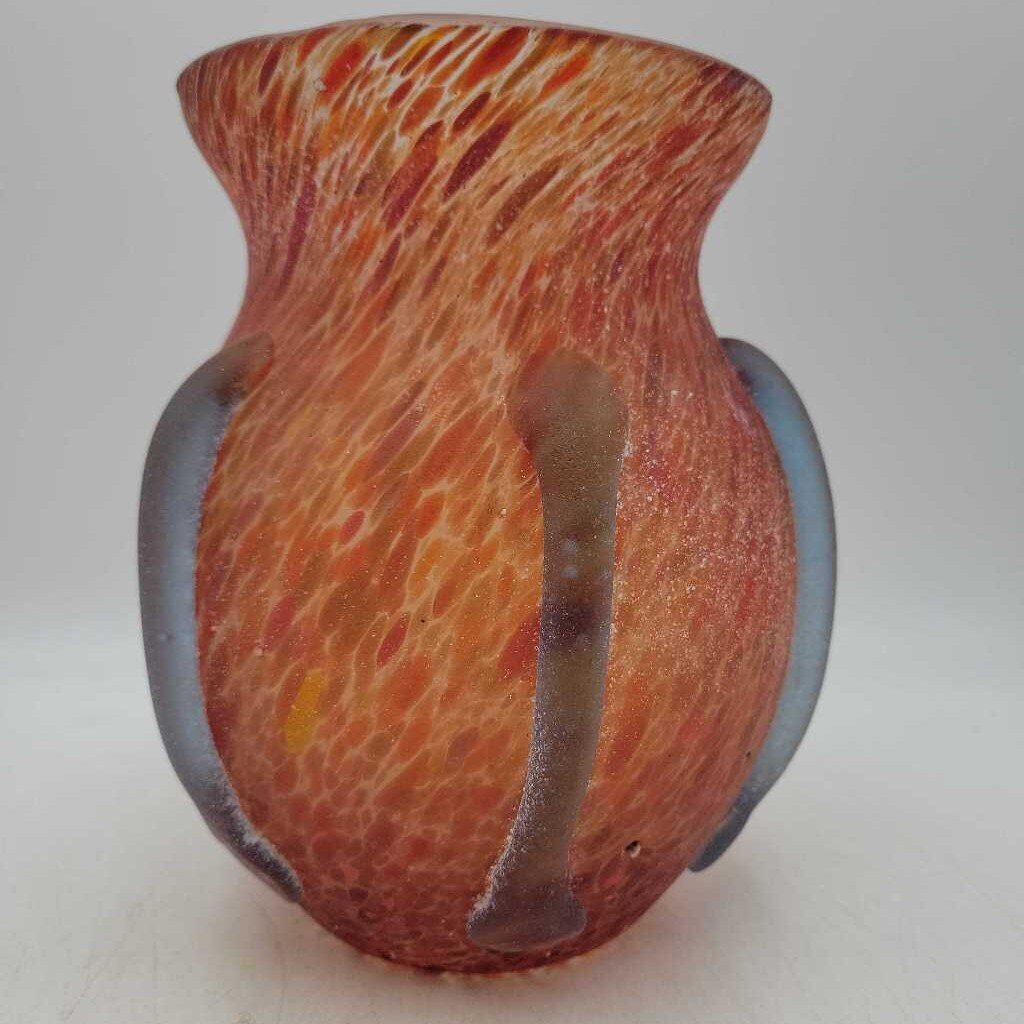 Murano type vase art glass (JAS)