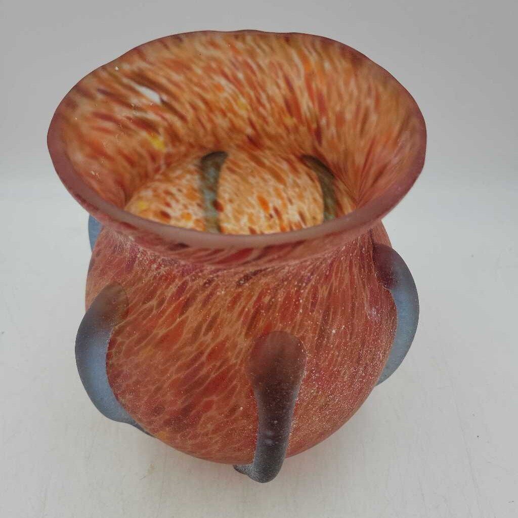 Murano type vase art glass (JAS)