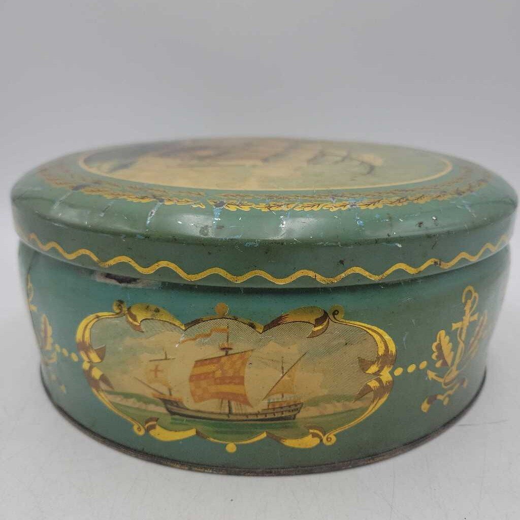 VTG sail boat Ship Tin (BG)