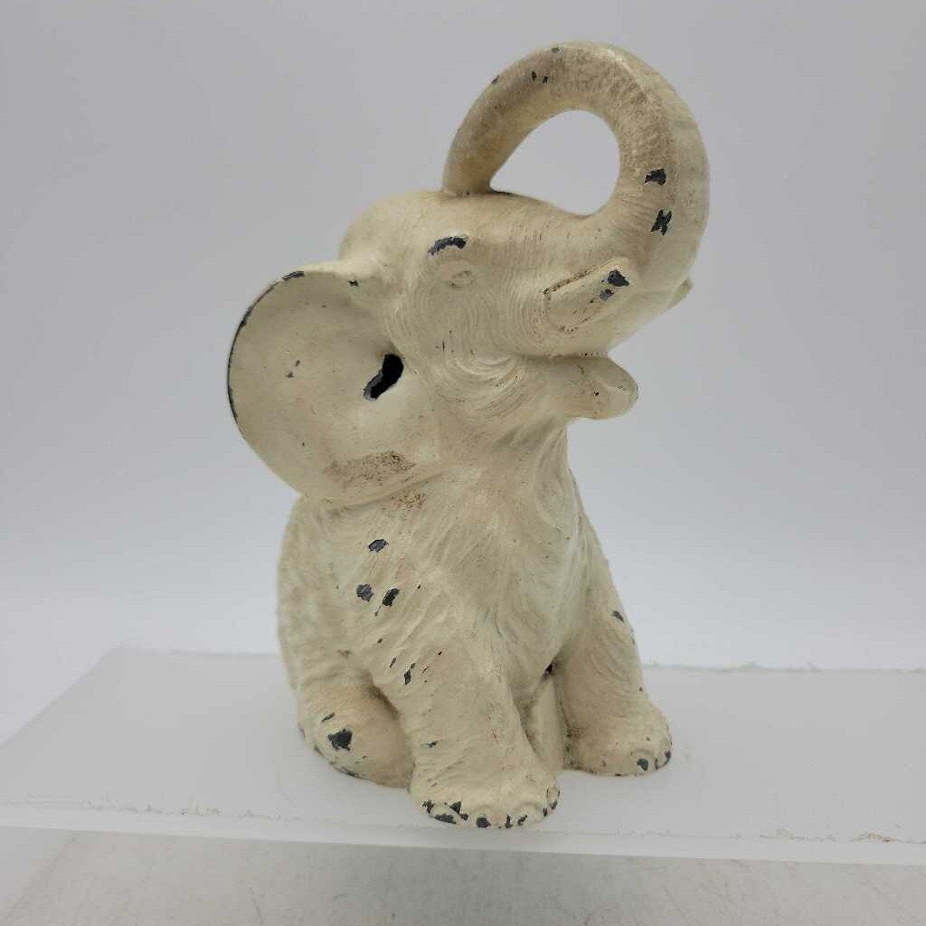 Cast iron elephant bank (US2)