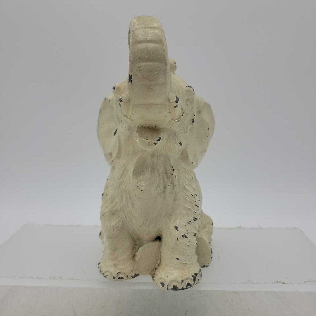 Cast iron elephant bank (US2)
