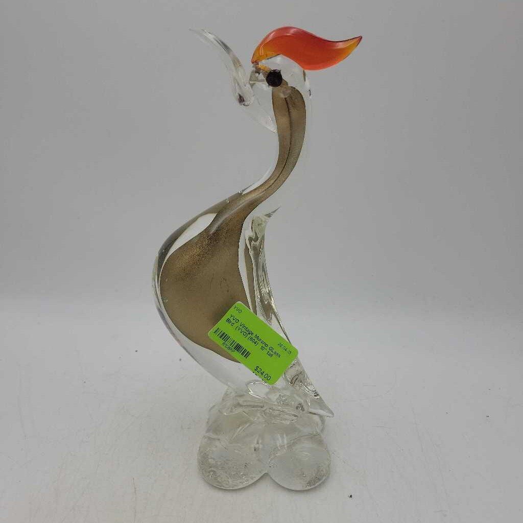 Vintage Murano GLass Bird (YVO) (604)