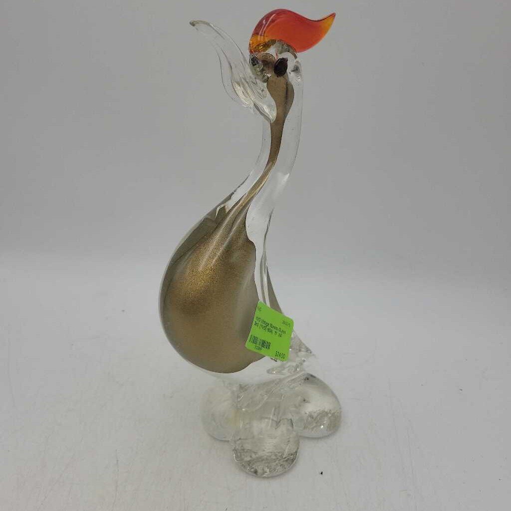 Vintage Murano GLass Bird (YVO) (604)