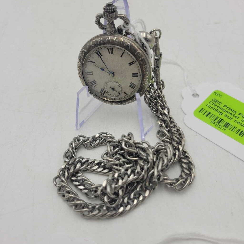 Prima Pocket watch Chronometer circa 1920 (GEC) running but could use a cleaning