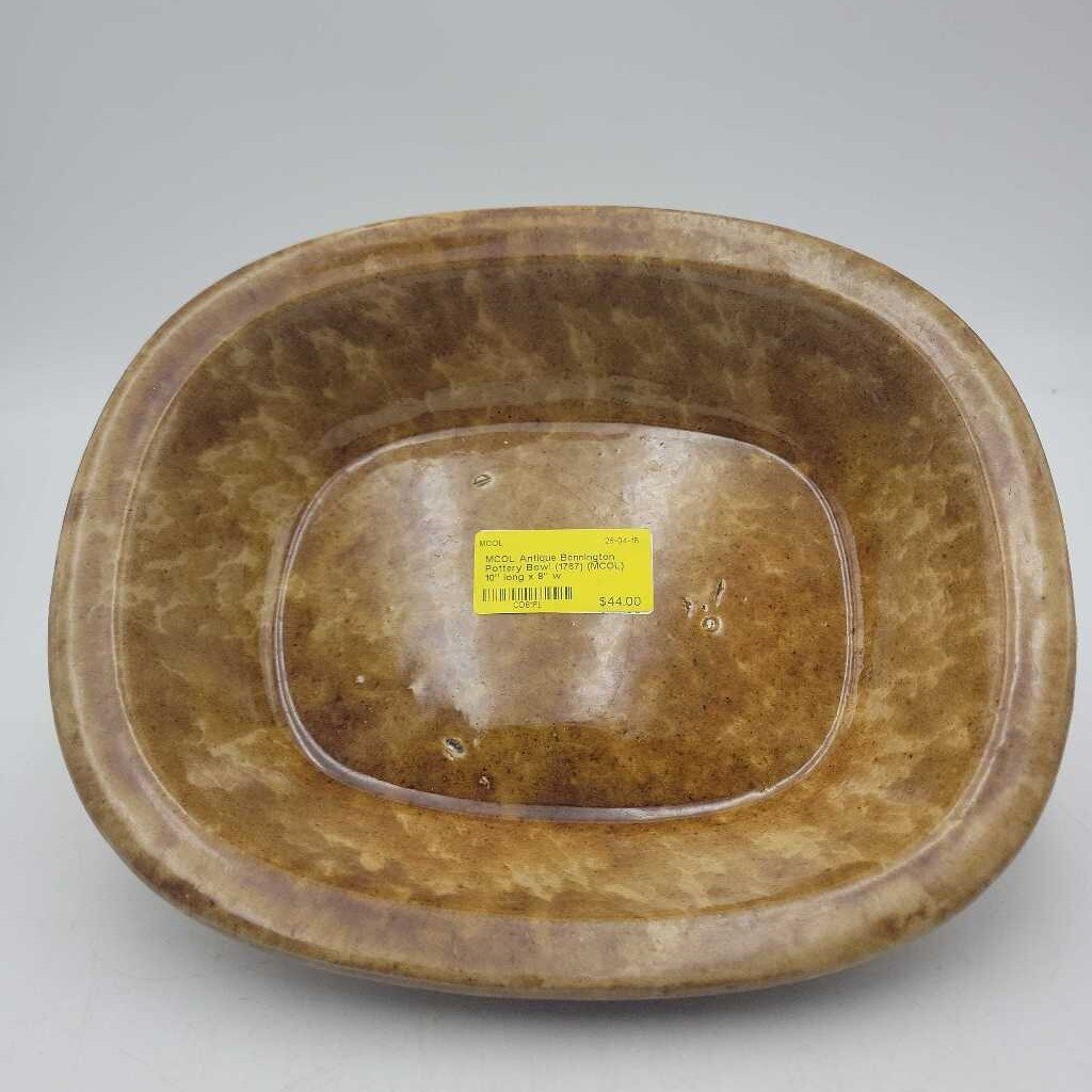 Antique Bennington Pottery Bowl (1767) (MCOL)