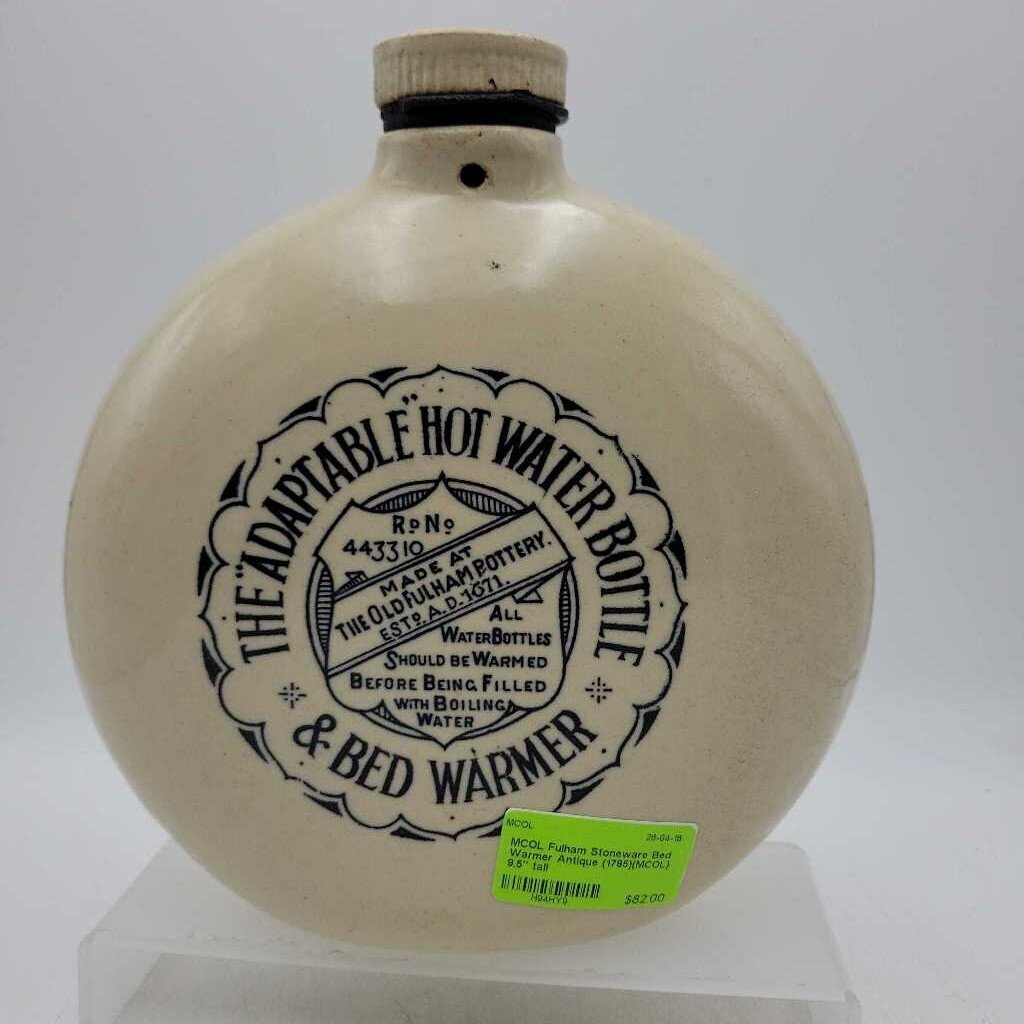 Fulham Stoneware Bed Warmer Antique (1785)(MCOL)