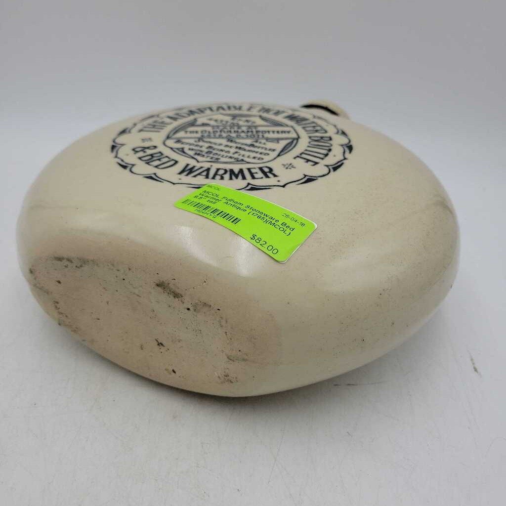 Fulham Stoneware Bed Warmer Antique (1785)(MCOL)