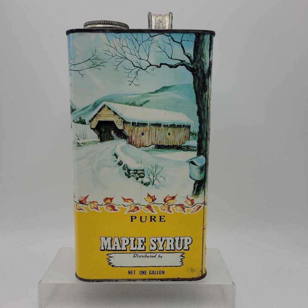 1940's Maple Syrup Tin (DR)