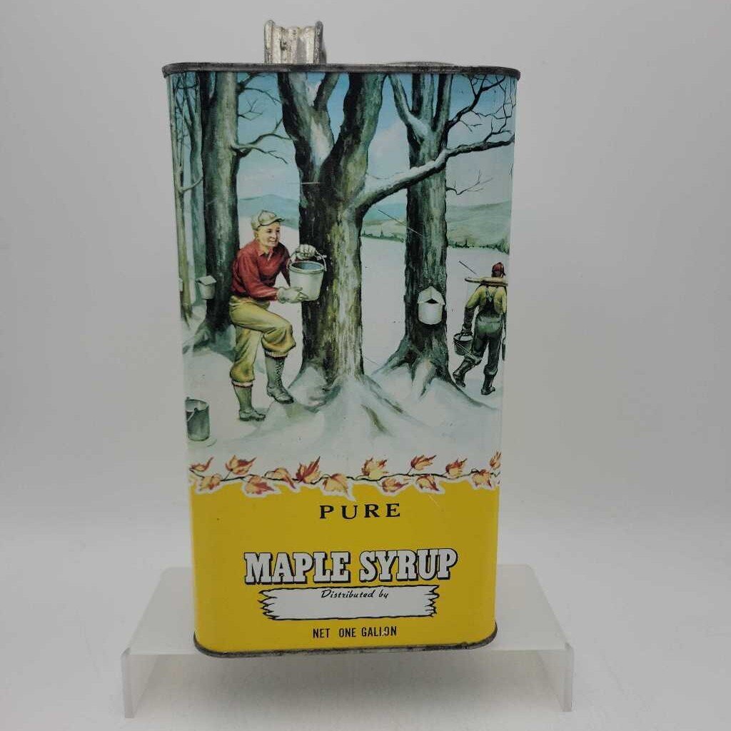 1940's Maple Syrup Tin (DR)