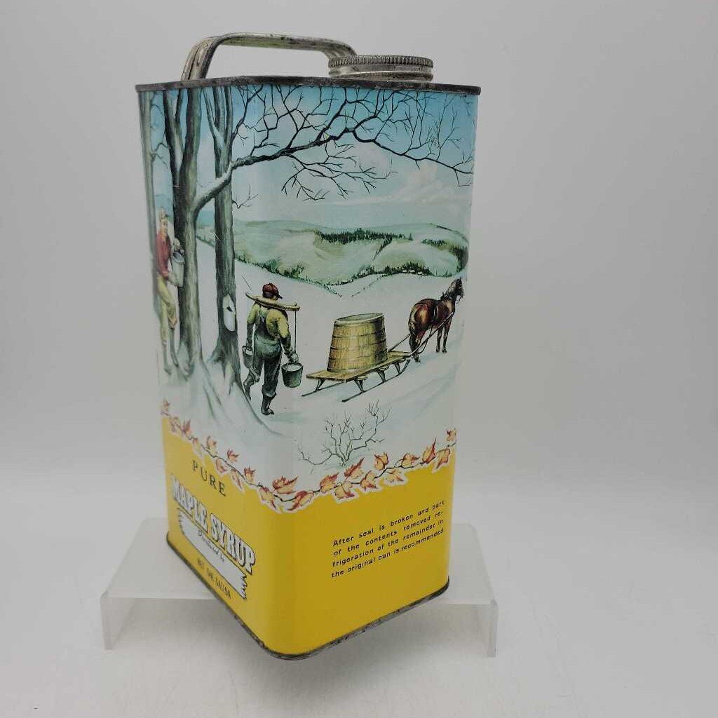 1940's Maple Syrup Tin (DR)