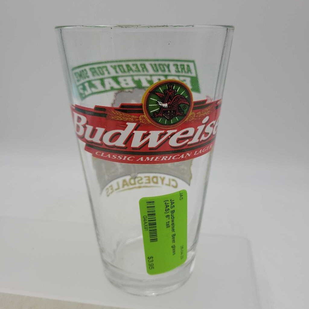 Budweiser Beer glass (JAS)