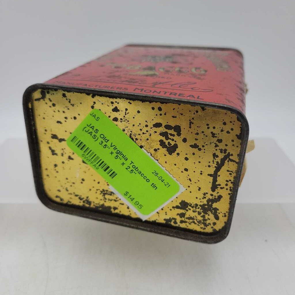 Old Virginia Tobacco tin (JAS)