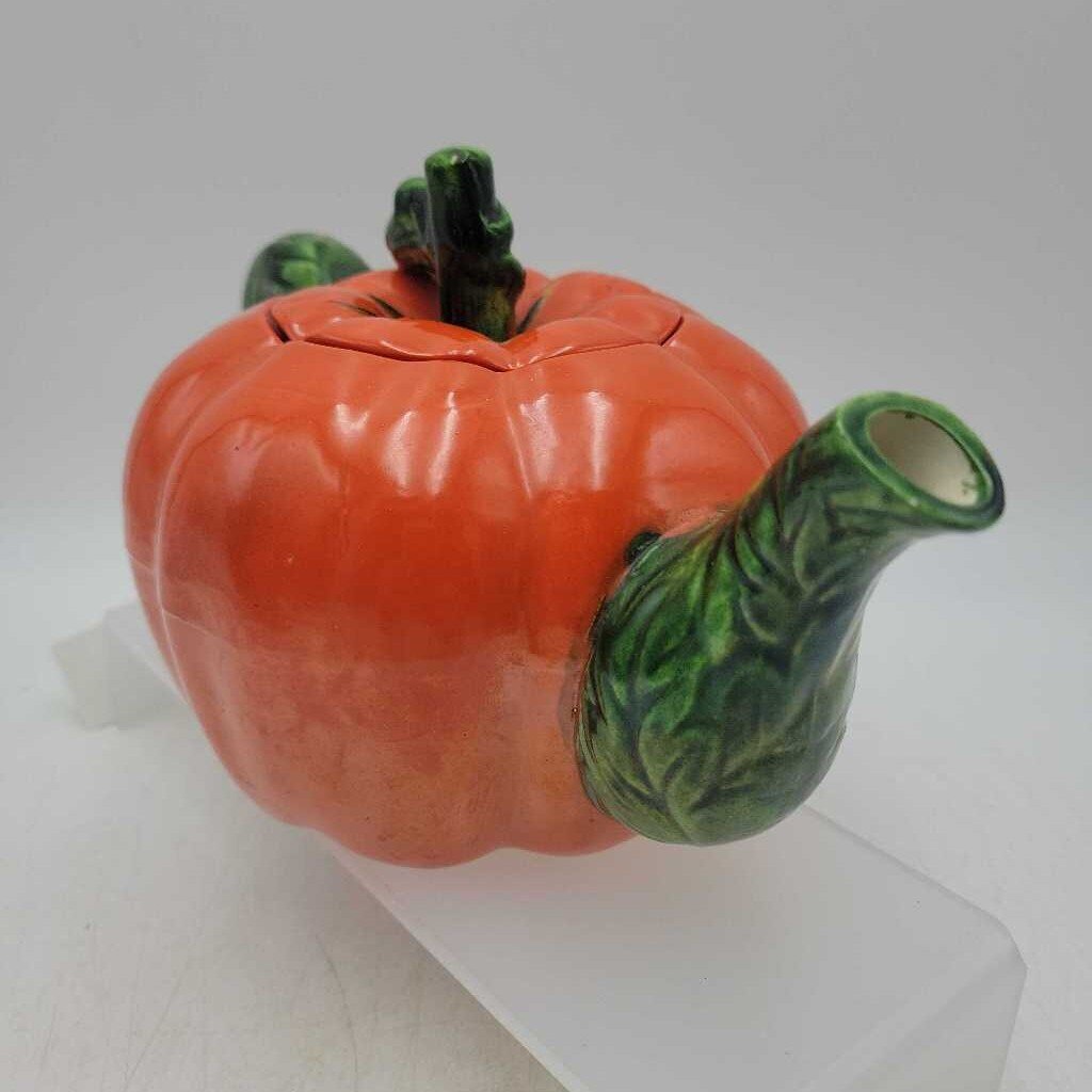 Vintage Maruhon Ware Tomato Teapot from Japan With Lid C, 1950