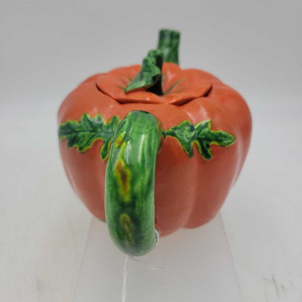Vintage Maruhon Ware Tomato Teapot from Japan With Lid C, 1950.(SJ)