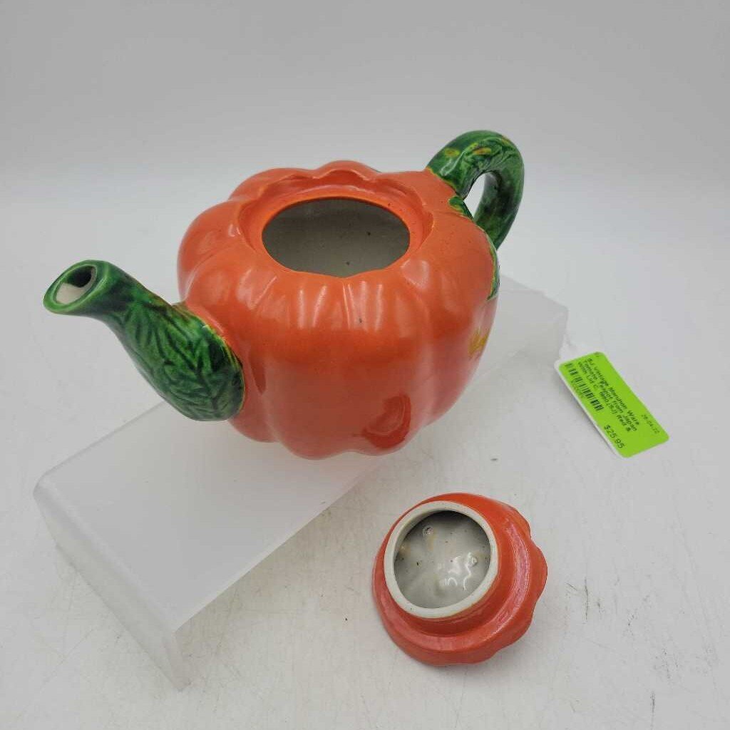Vintage Maruhon Ware Tomato Teapot from Japan With Lid C, 1950.(SJ)