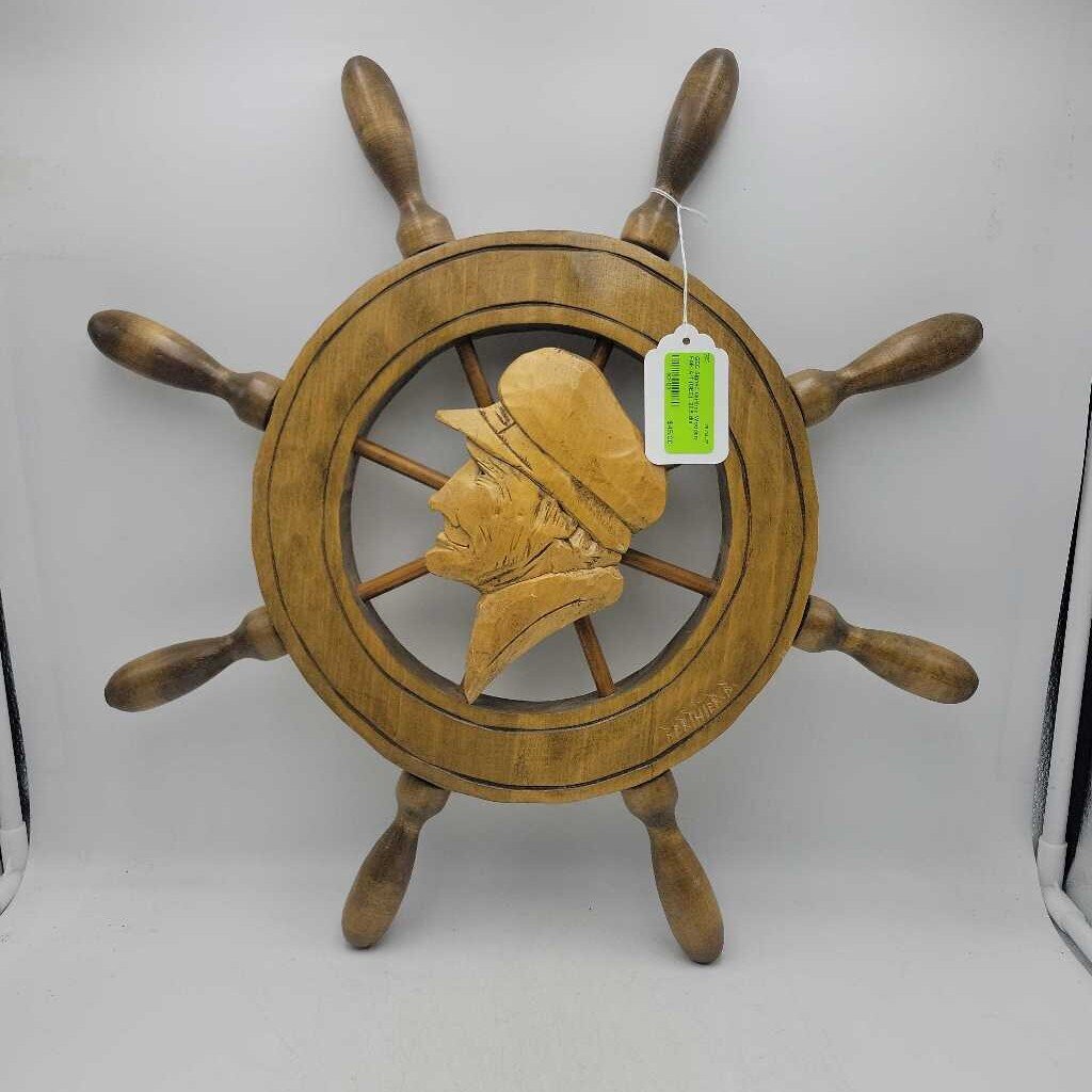 Signed Quebec Wooden Folk Art (GEC)