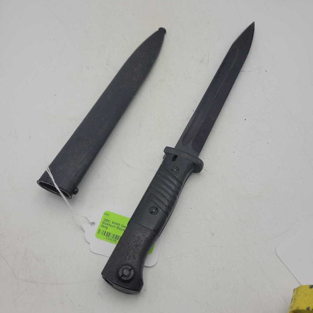 WWII German K98 Carl Eickhorn Bayonet (GEC)
