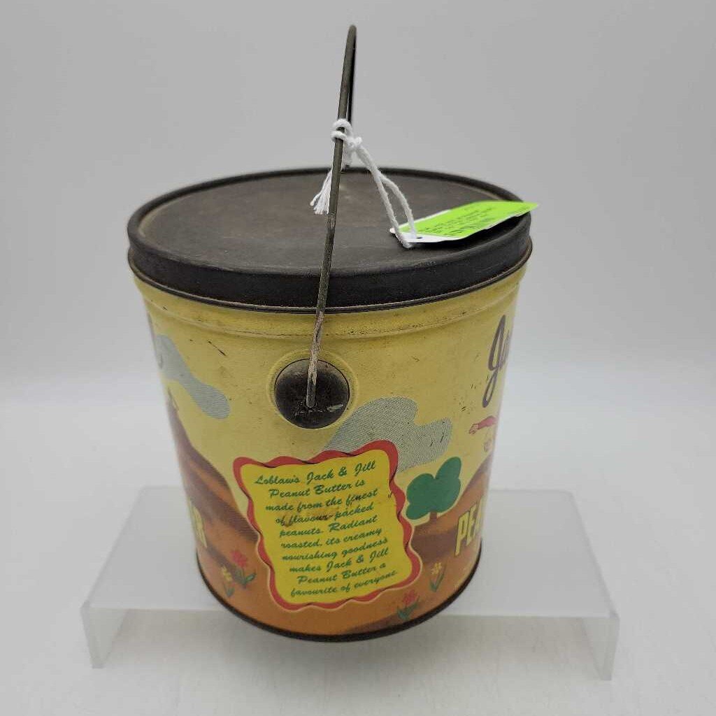 Jack and Jill Peanut Butter Tin Pail Loblaw (NUR) SR
