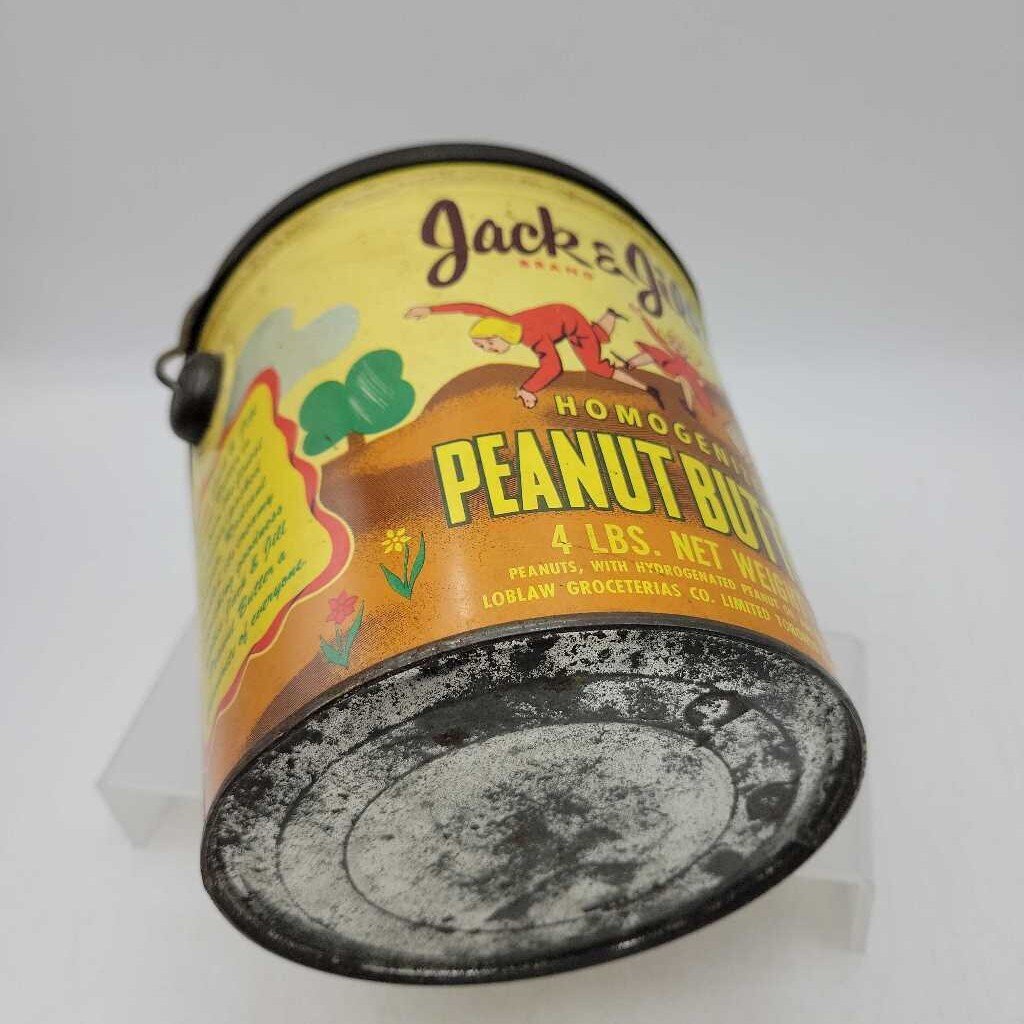 Jack and Jill Peanut Butter Tin Pail Loblaw (NUR) SR
