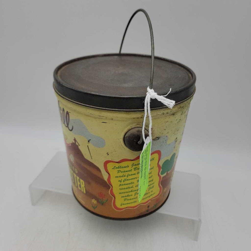 Jack and Jill peanut butter tin pail SR (NUR)