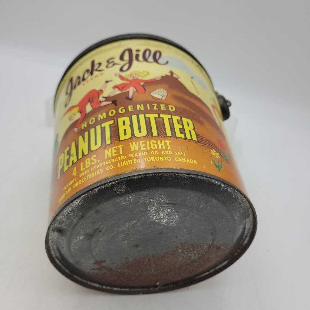 Jack and Jill peanut butter tin pail SR (NUR)