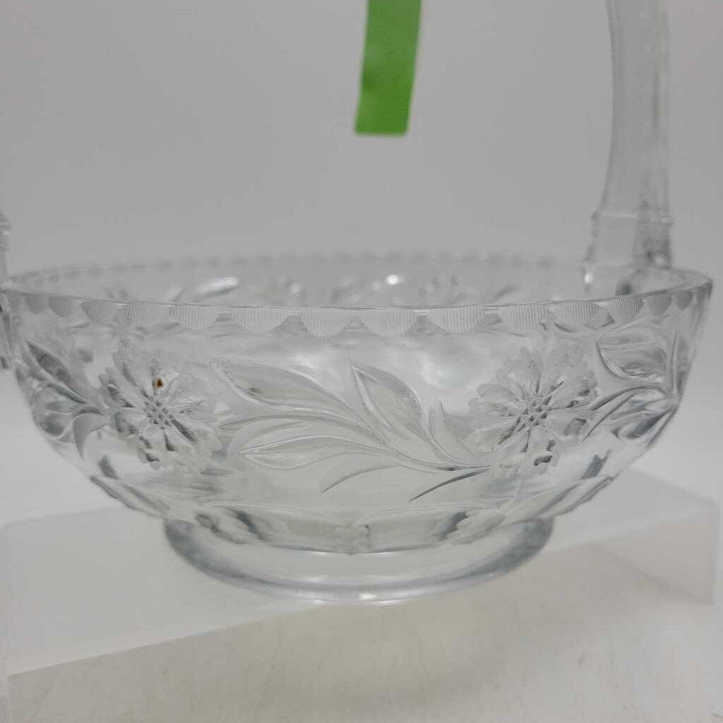 Heisey Glass Basket (DEB)