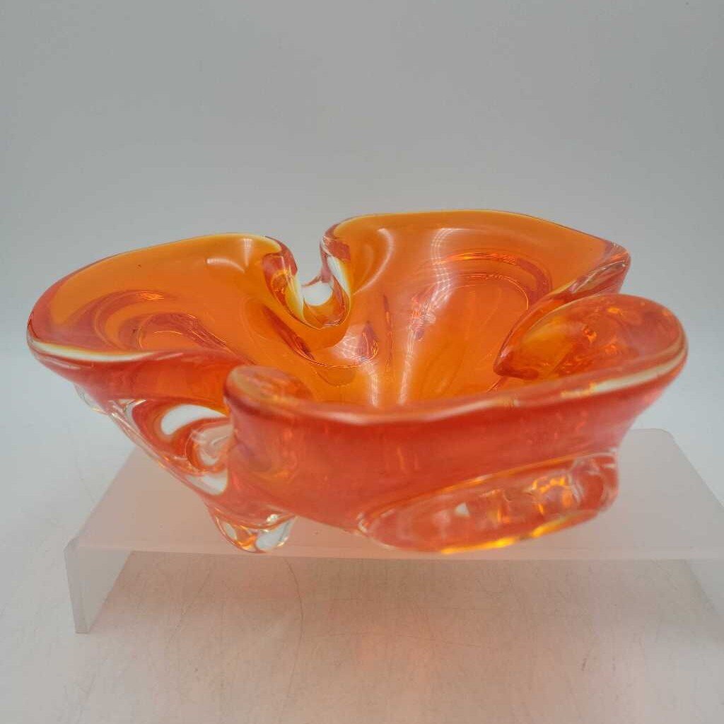 Chalet Glass Orange bowl #294
