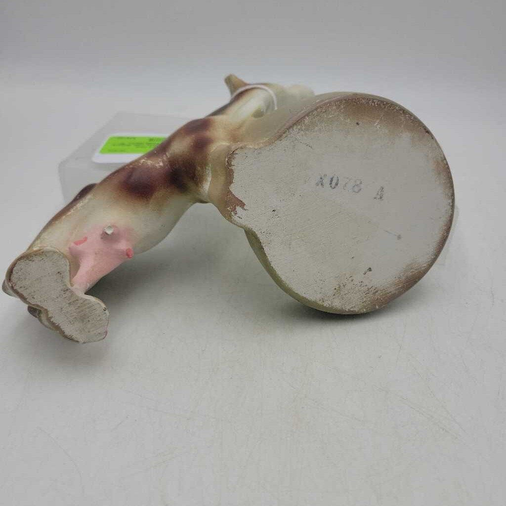 Chalkware Cow Souvenir Ashtray Coin Niagara Falls dish #1090 (MCC)