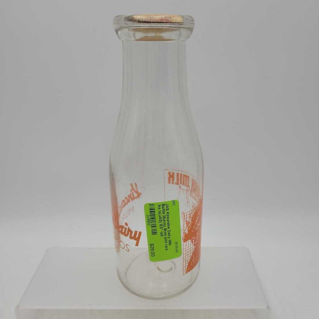 Kincardine Dairy Milk Bottle Murray Bros pint rare As Is(JAS)