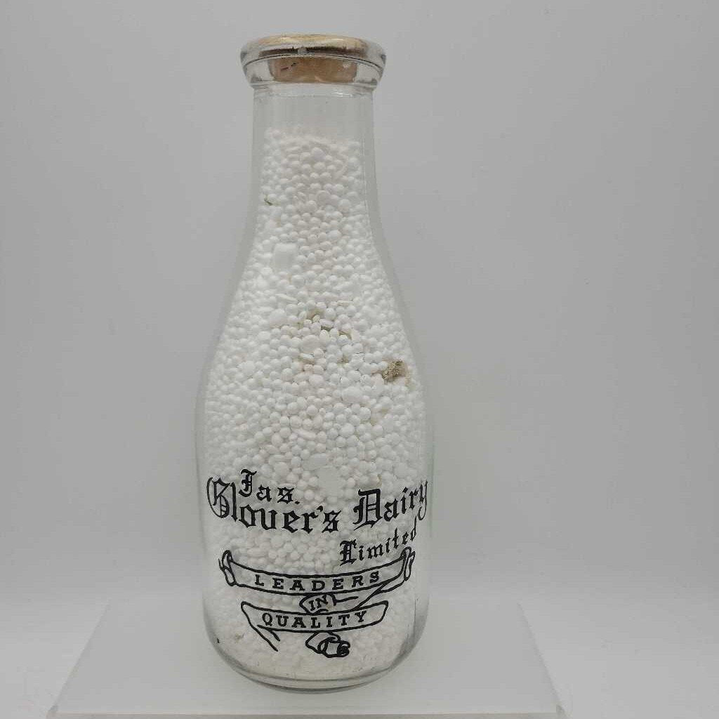 Glover's Dairy Milk Bottle Quart (JAS)
