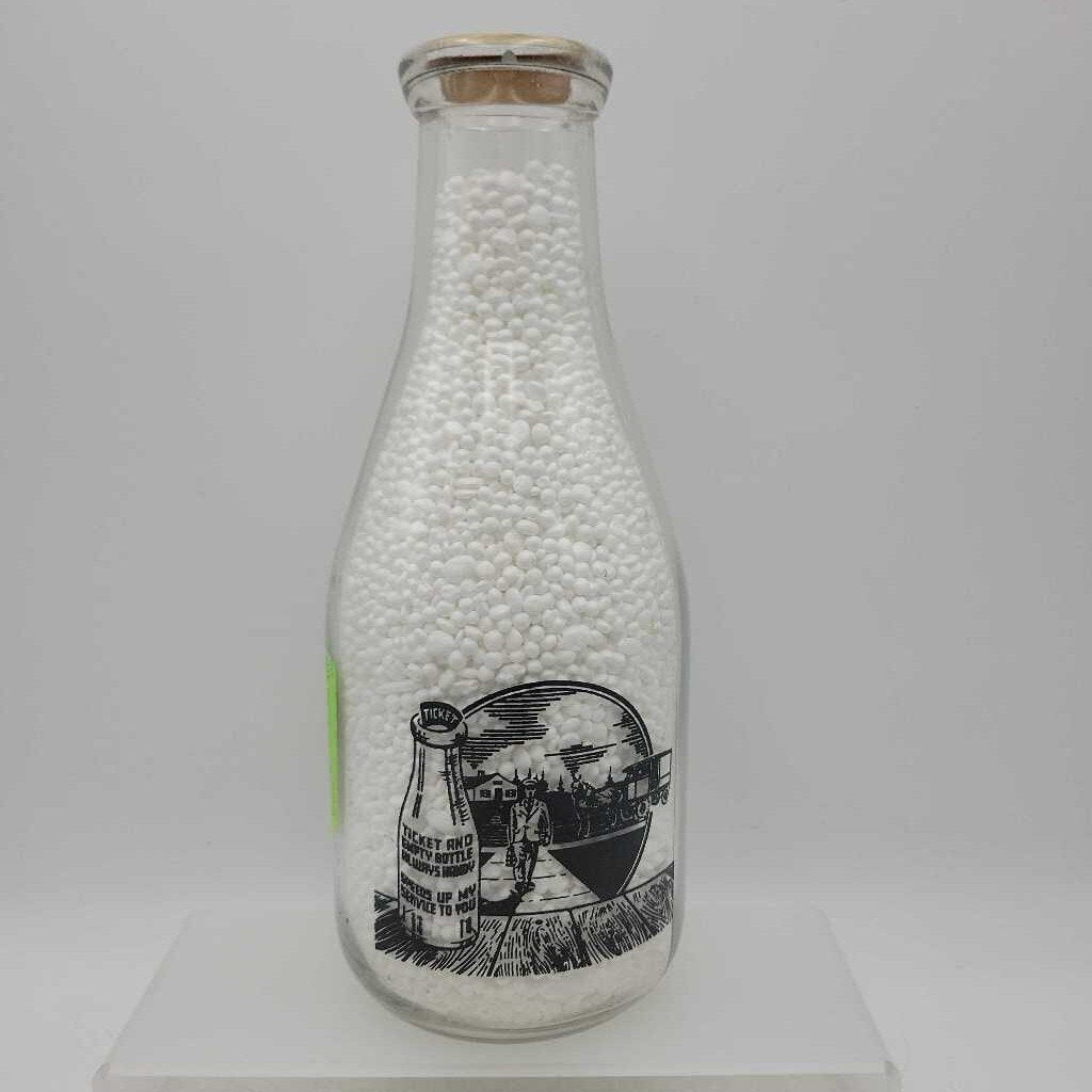 Glover's Dairy Milk Bottle Quart (JAS)