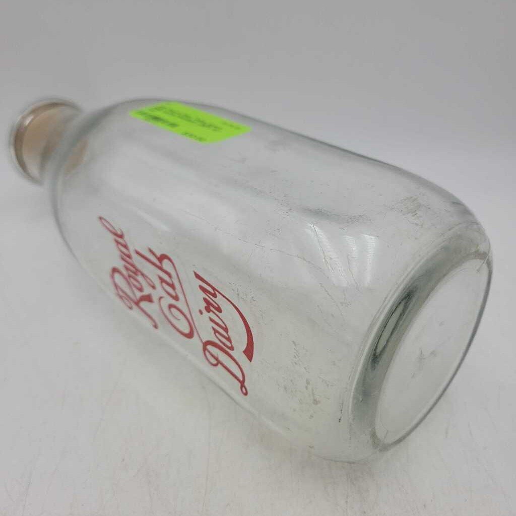 Royal Oak Dairy quart Milk bottle Hamilton (JEF)