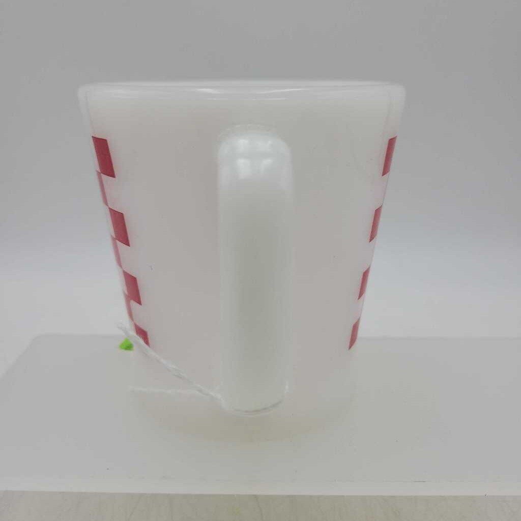 Fire King Gingham Plaid mug (DEB)