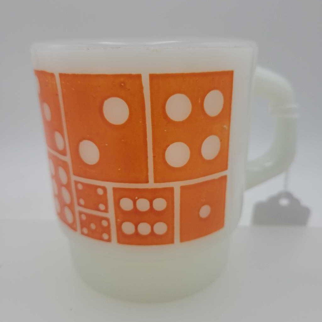 Fire King Domino mug (DEB)