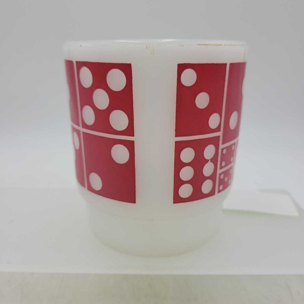 Fire King Domino mug (DEB)