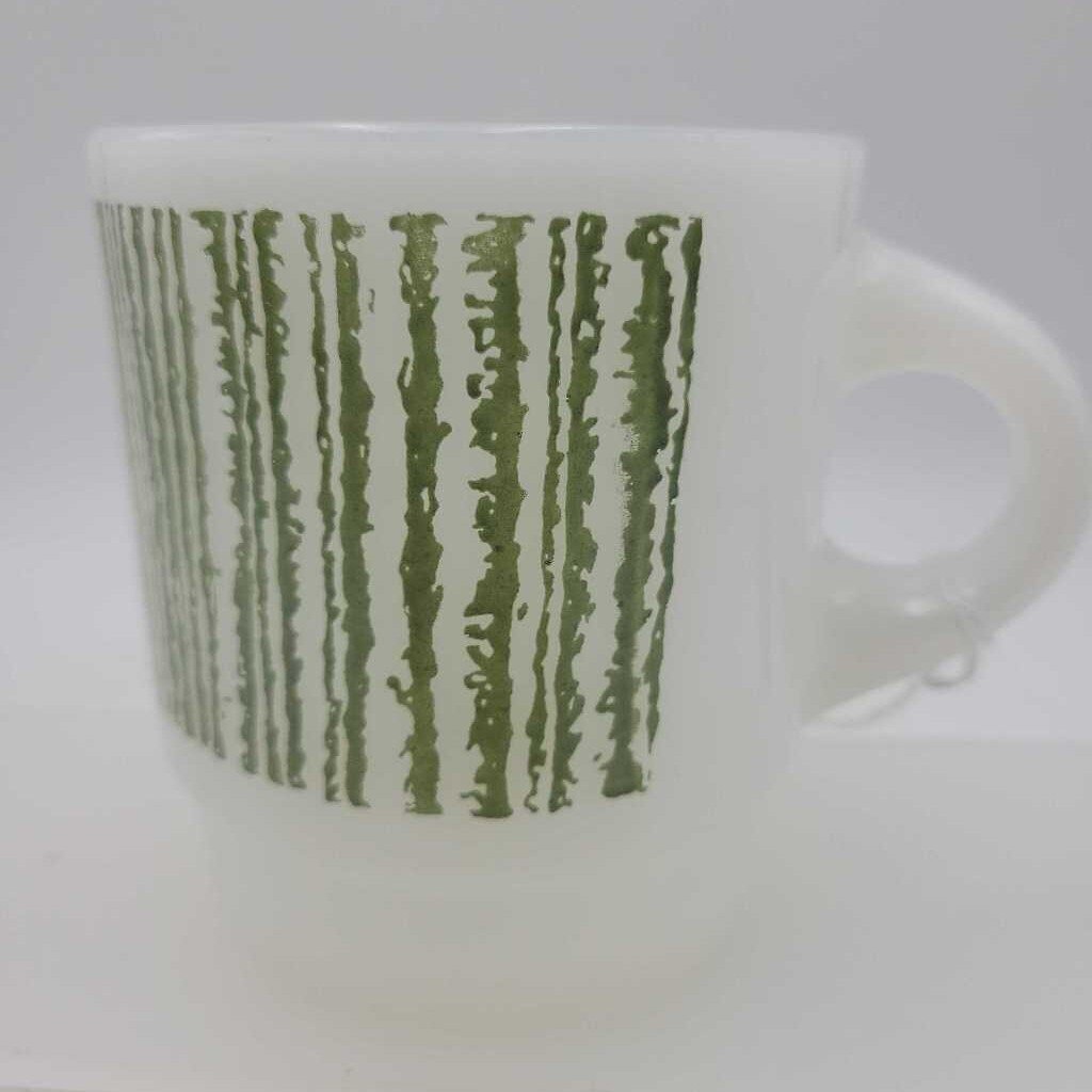 Fire King Jaggy Stripe mug (DEB)