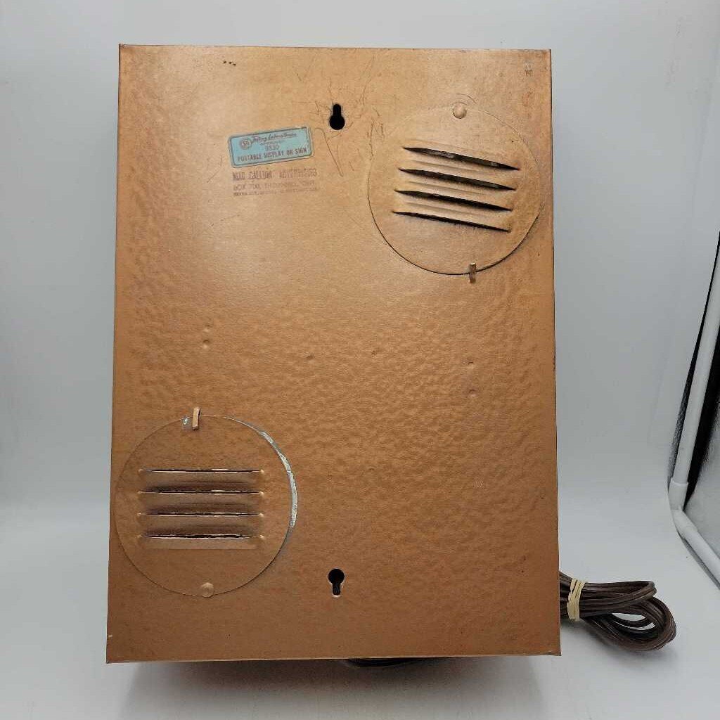 Vintage Lite Up Scottish Working Bar Clock (DR)
