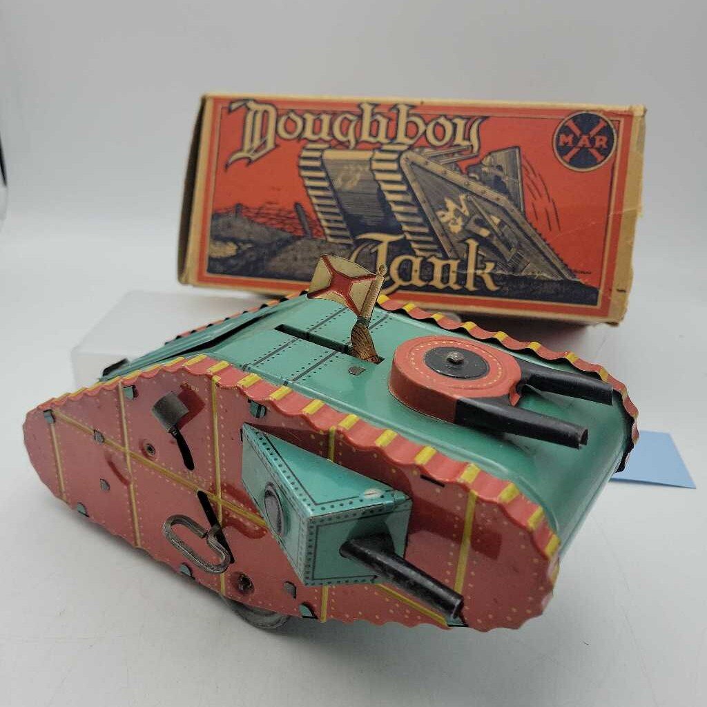 1930s Marx Doughboy Tank w/box (DR)