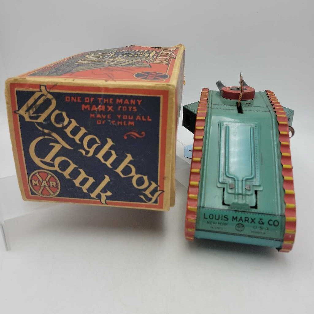1930s Marx Doughboy Tank w/box (DR)