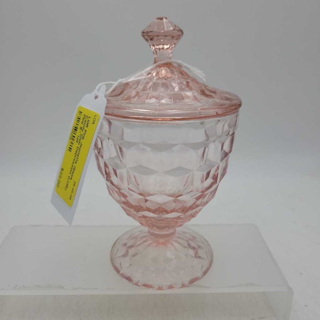 Pink Jeanette Glass Candy Dish Depression (LOR)