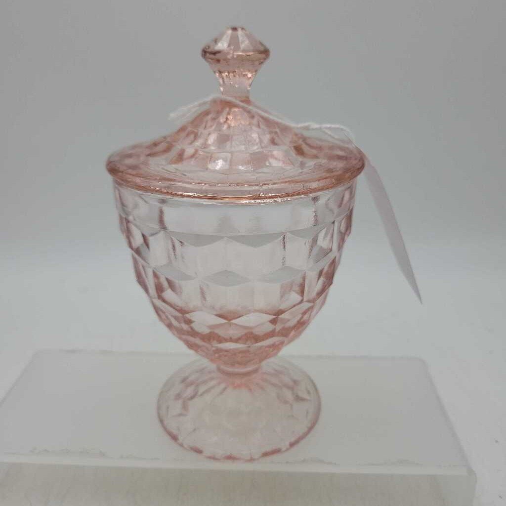 Pink Jeanette Glass Candy Dish Depression (LOR)