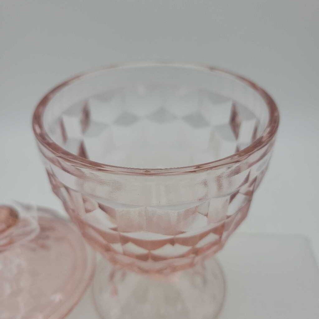 Pink Jeanette Glass Candy Dish Depression (LOR)