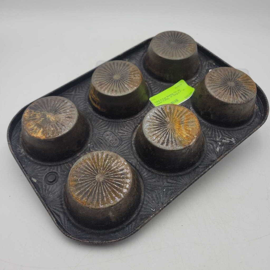 6 Cup Baking Tin, as found (TWS)