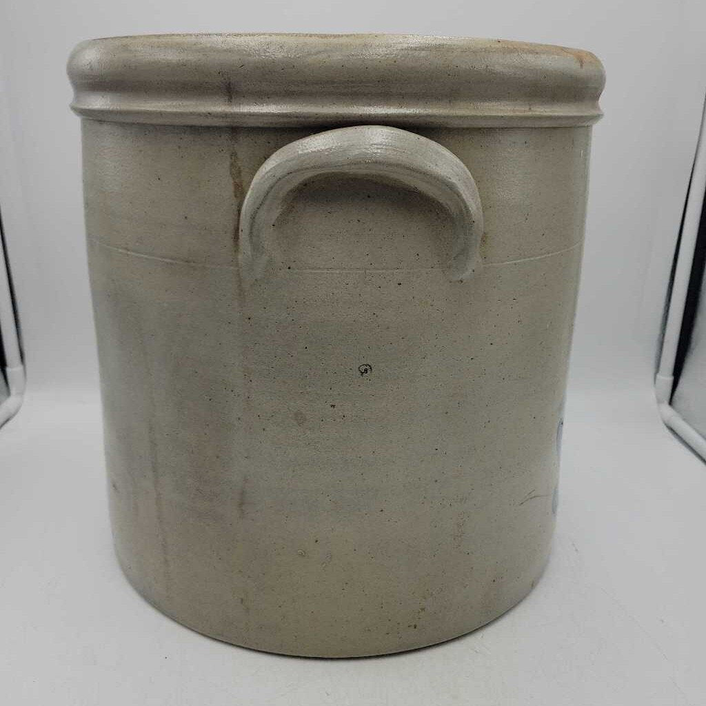 W E Welding Brantford On. 5 Crock as found (JAS)
