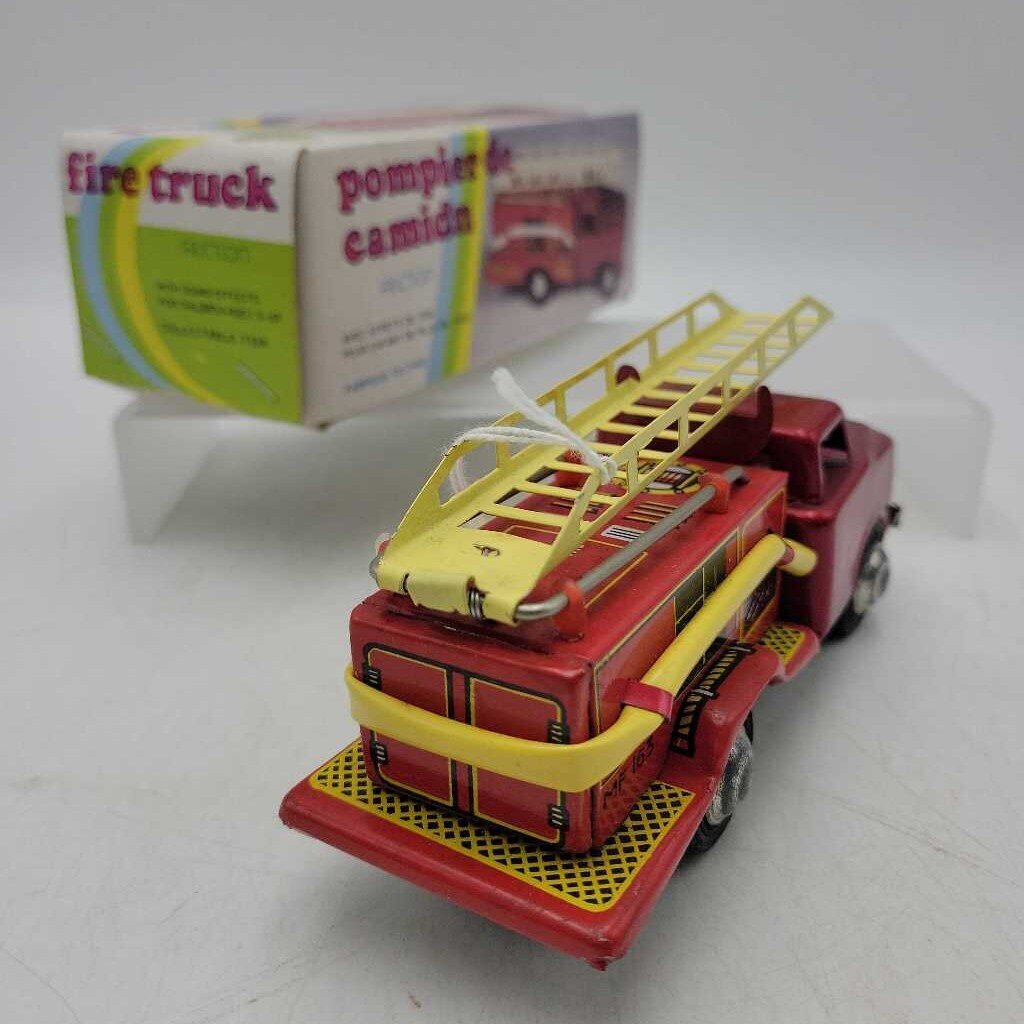 1970s Tin Tire Truck w/Box (GEC)