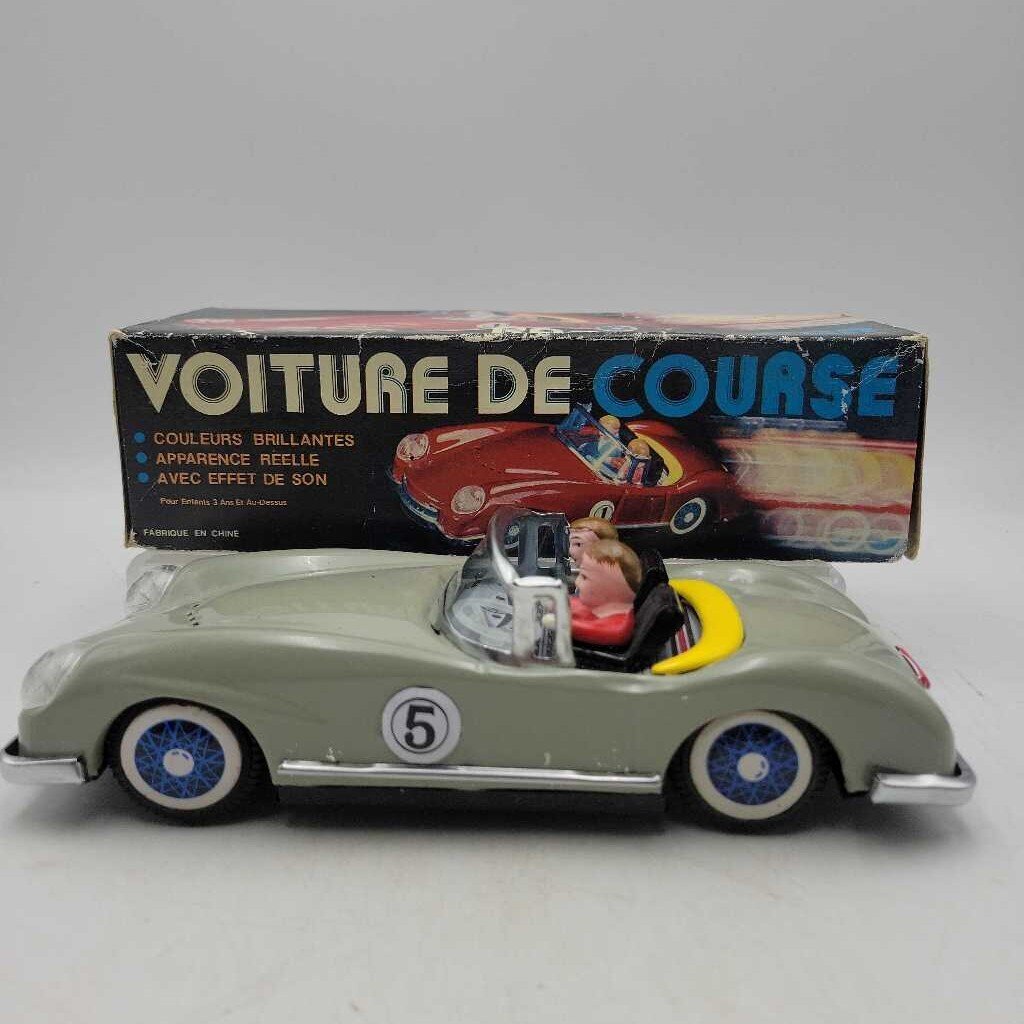 Friction #6 Tin Race Car w/ Box 60s (GEC)
