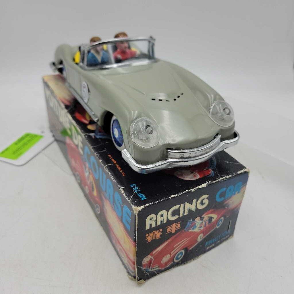 Friction #6 Tin Race Car w/ Box 60s (GEC)