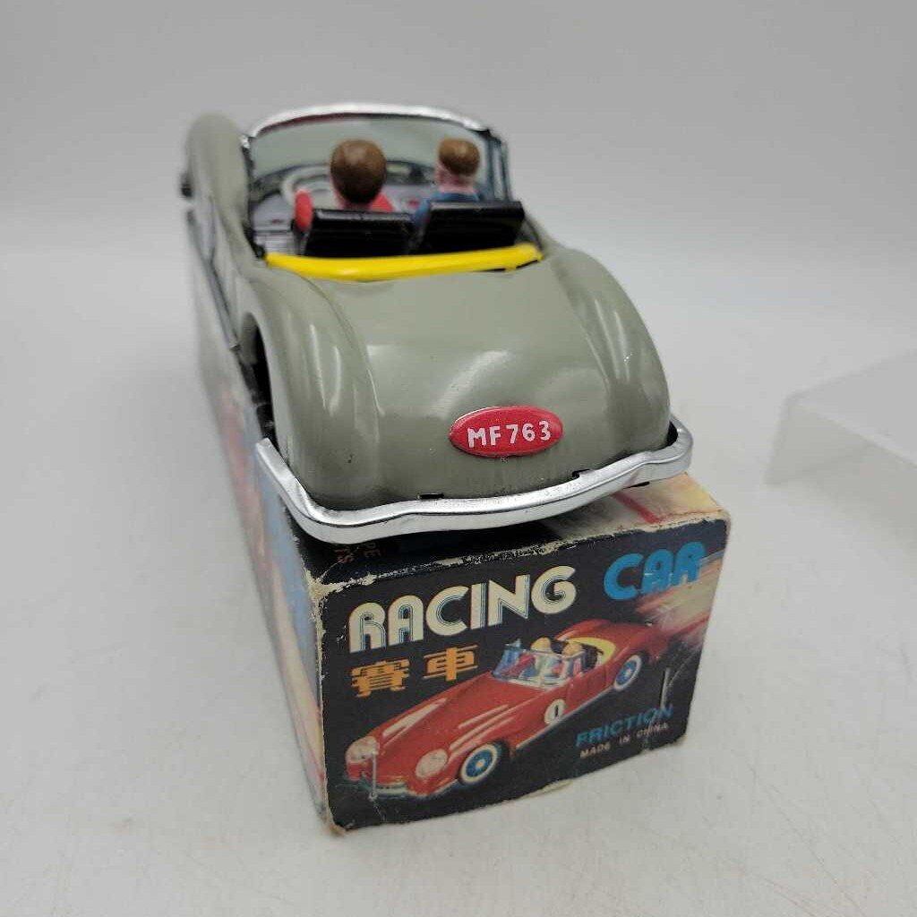 Friction #6 Tin Race Car w/ Box 60s (GEC)